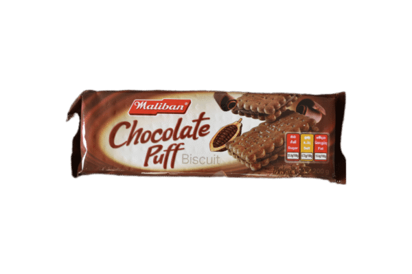 maliban chocolate puff biscuit 200g maliban chocolate puff biscuit 200g