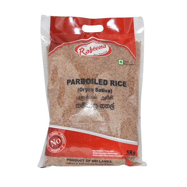 Rabeena - Parboiled Rice 5kg Rabeena - Parboiled Rice 5kg