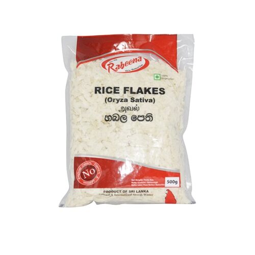 Rabeena - Rice Flakes White 500g Rabeena - Rice Flakes White 500g