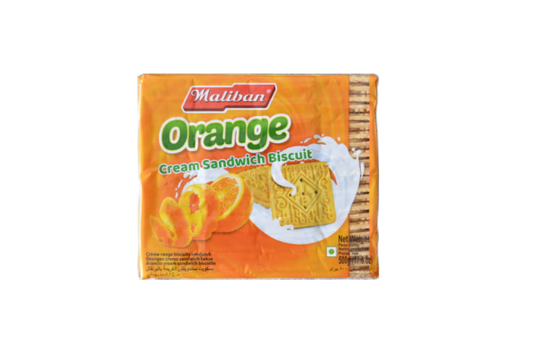 maliban orange cream sanwich biscuit 500g maliban orange cream sanwich biscuit 500g