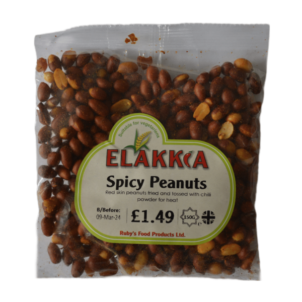 elakkia spicy peanuts 150g elakkia spicy peanuts 150g