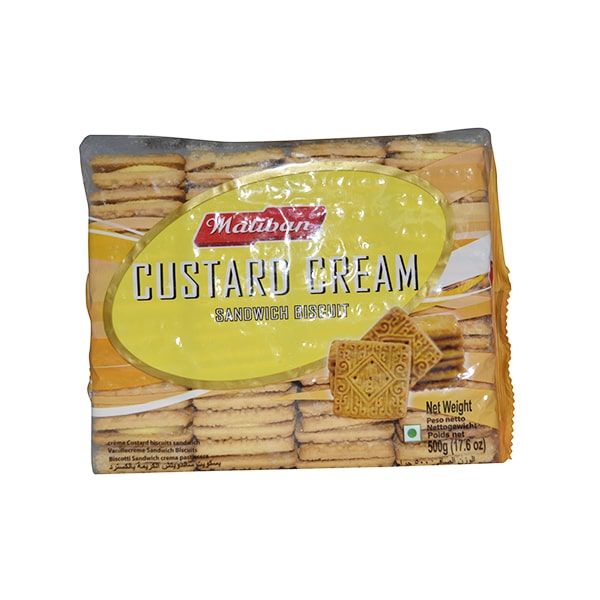 Maliban - Custard Cream Sandwich Biscuit 500g Maliban - Custard Cream Sandwich Biscuit 500g