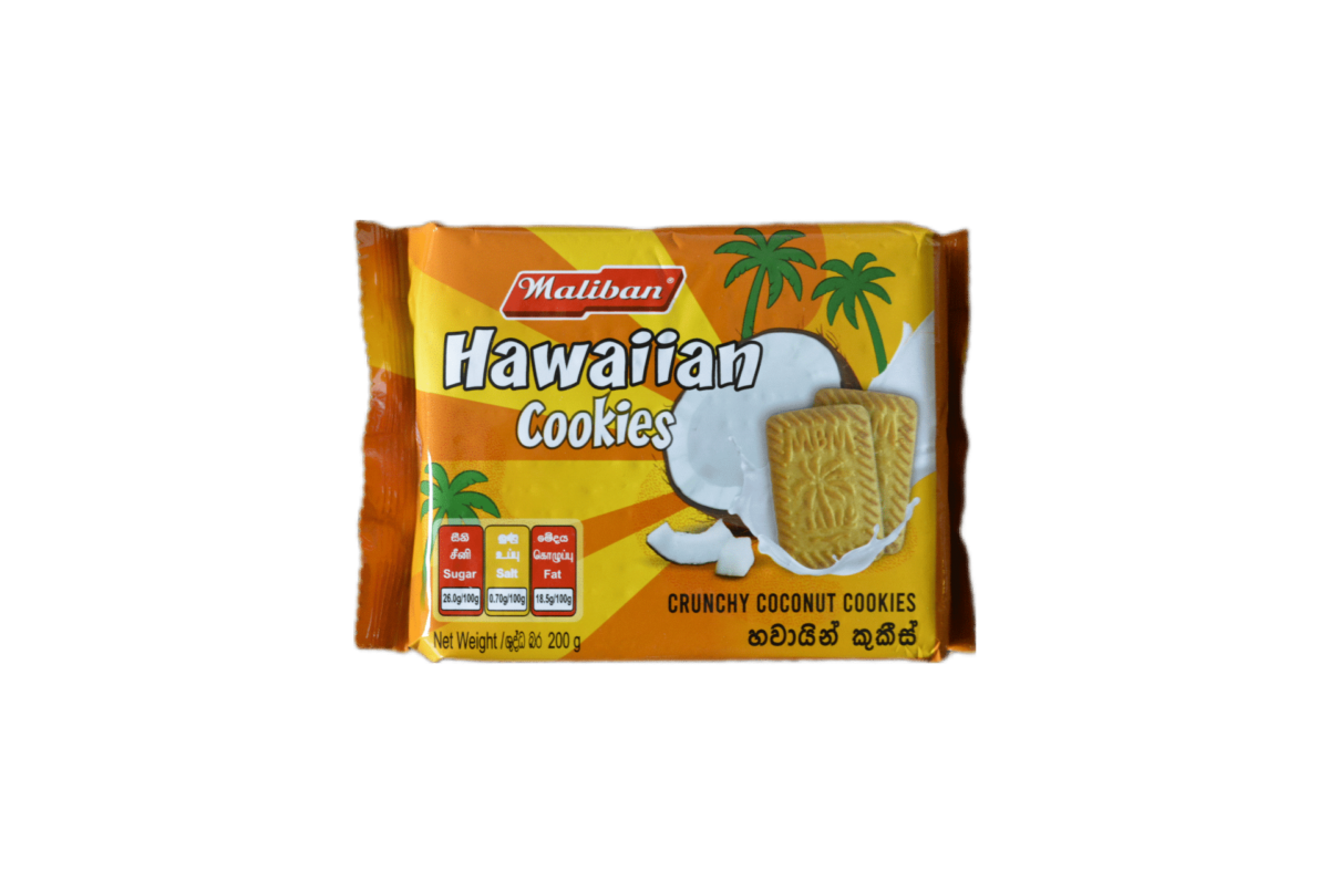 maliban hawaiian cookies 200g maliban hawaiian cookies 200g