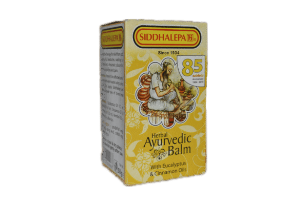 siddhalepa ayurvedic balm with eucalyptus & cinnamon oils 50g