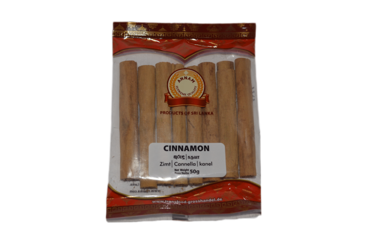 Annam - Cinnamon (Ceylon Cinnamon Sticks) 50g Annam - Cinnamon (Ceylon Cinnamon Sticks) 50g