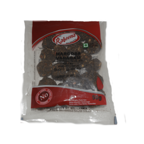 rabeena margosa vadagam, magosa (neem) flower with spice mix 50g rabeena margosa vadagam, magosa (neem) flower with spice mix 50g