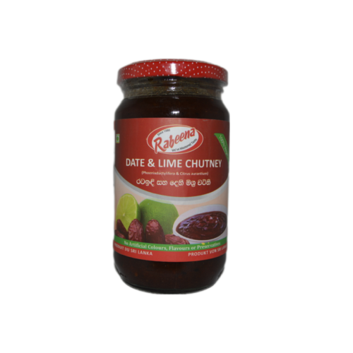 rabeena date & lime chutney 450g rabeena date & lime chutney 450g