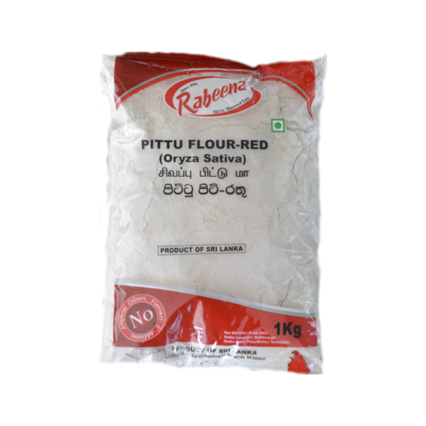 rabeena pittu flour (red) 1kg rabeena pittu flour (red) 1kg
