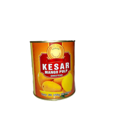 annam kesar mango pulp sweetend (india) 850g annam kesar mango pulp sweetend (india) 850g