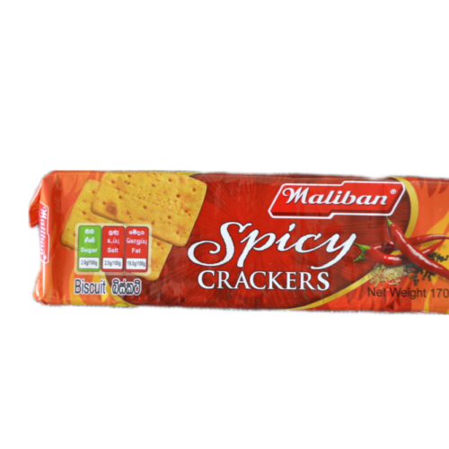 maliban spicy crackers 170g maliban spicy crackers 170g