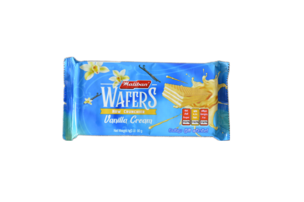 maliban wafers vanilla cream 90g maliban wafers vanilla cream 90g