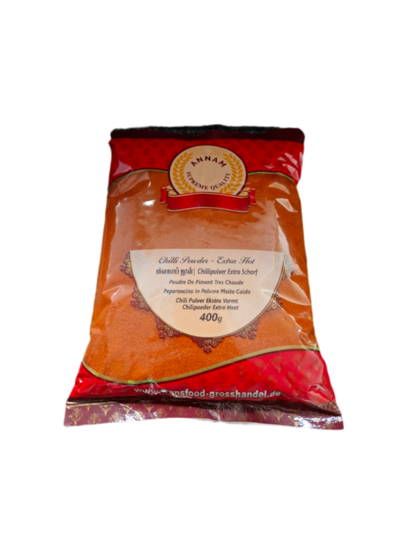 annam chilli powder extra hot (india) 400g