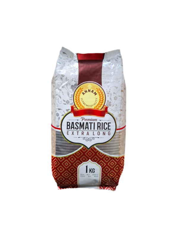 annam premium basmati rice extra long (india) 1kg annam premium basmati rice extra long (india) 1kg