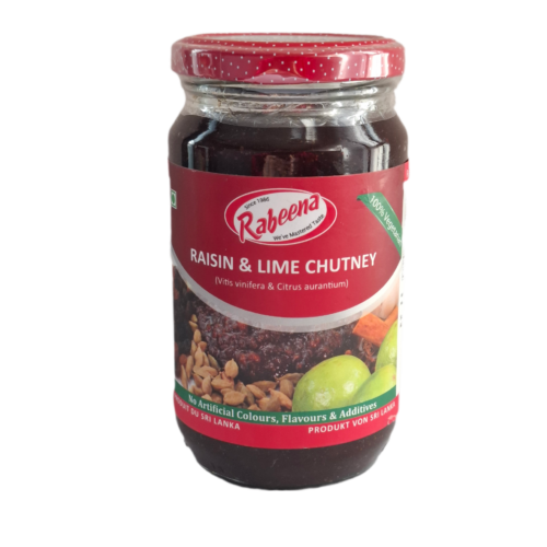 rabeena raisin & lime chutney 450g rabeena raisin & lime chutney 450g